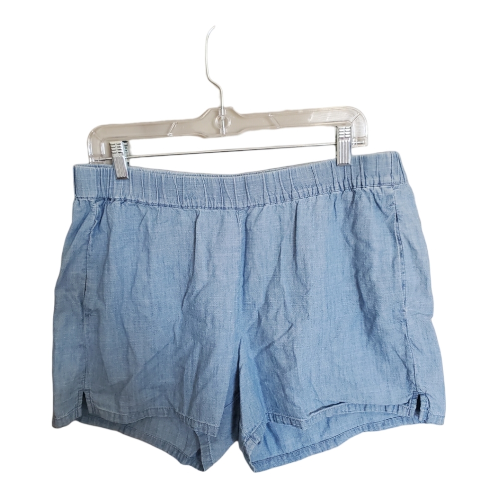 Madewell Chambray Pull-On Shorts